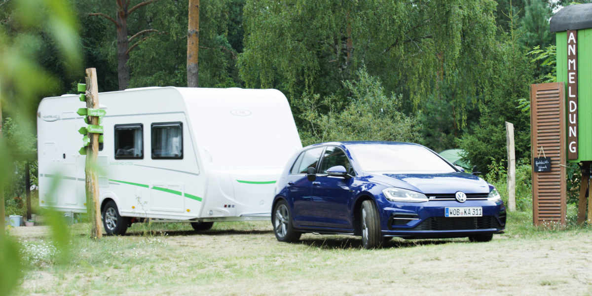 VW Golf Camping Campingwagen Zuglast Anhänger